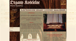 Desktop Screenshot of organy.com.pl